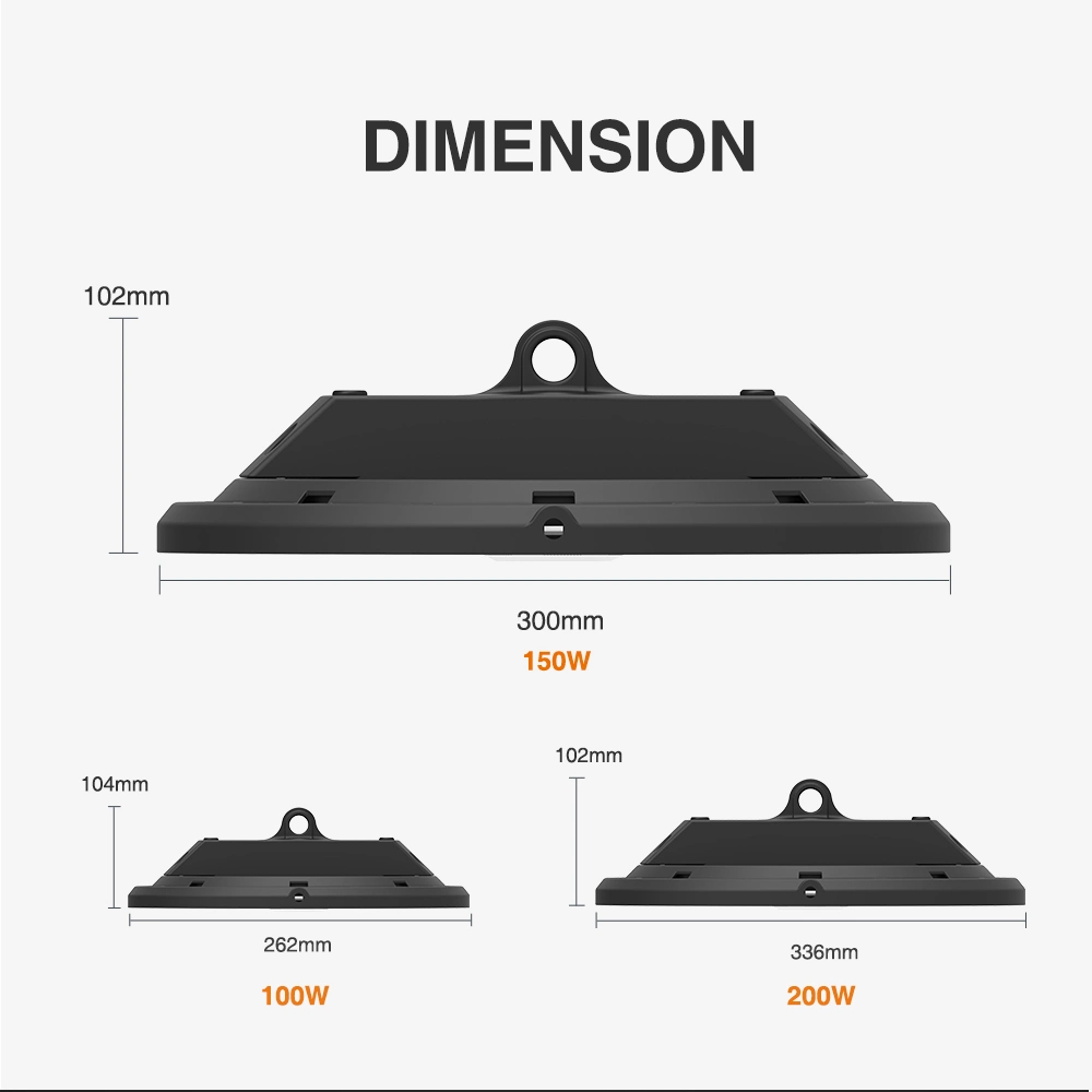 High Power IP65 Sports Hall 400W Low 300W Industrial Linear Explosion Proof Lighting UFO Lights 200W RoHS 150W LED Highbay High Bay Light for Warehouse