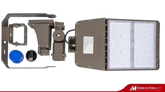 LED-Schuhkarton-Bereichsmastleuchte 150 W mit Fotozelle IP65